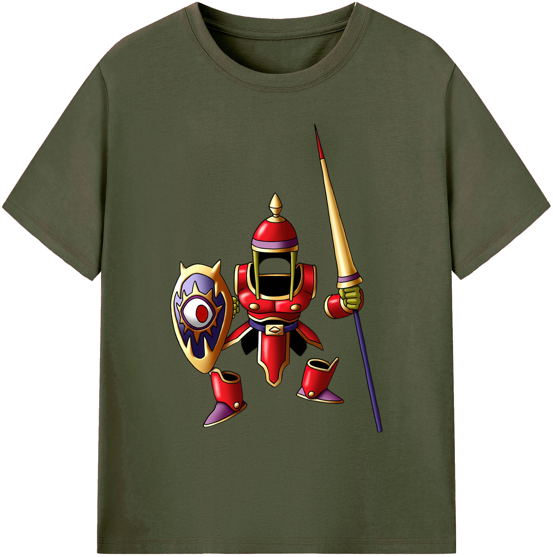 （画像用） ドラゴンクエスト Doragon Kuesuto Dragon Quest 綿100％ メンズ半袖Tシャツ｜肌触りやわらか＆通気性
